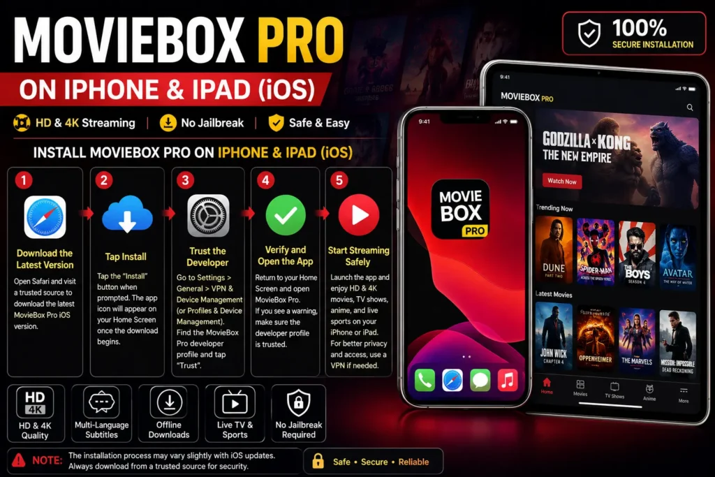 Moviebox Pro IOS